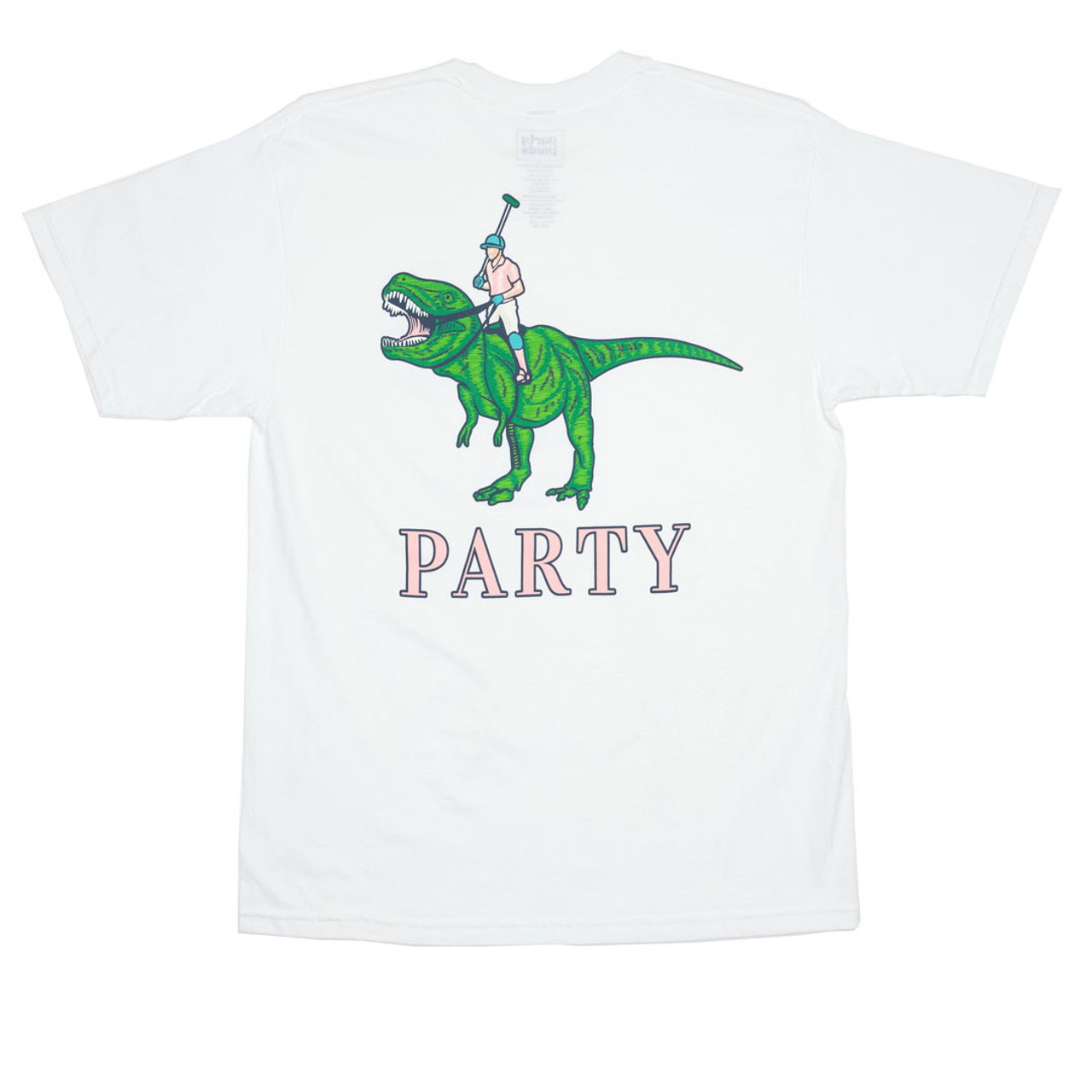 Party Pants | Mens Preppy Beer Pong Short Sleeve Tee Blue Dusk